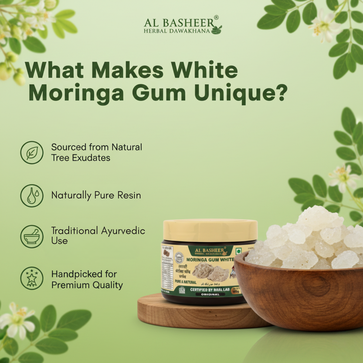 Moringa White Gum