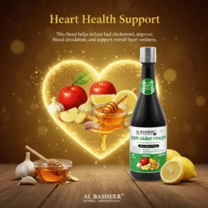 Mix Cider Vinegar with Kalonji, Lemon, Honey & Apple